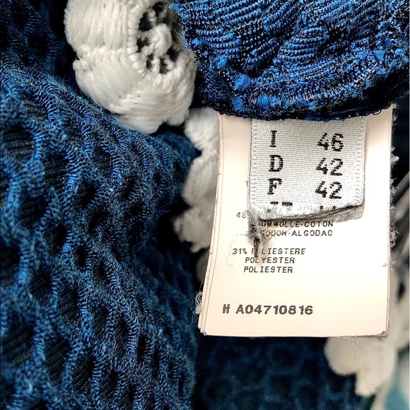 🐻🌼 BOUTIQUE MOSCHINO Navy Waffle Daisy Dress - Picture 11 of 17